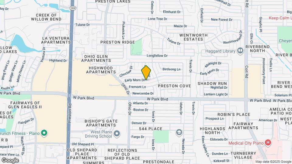 4524 Early Morn Dr Map and Location Details