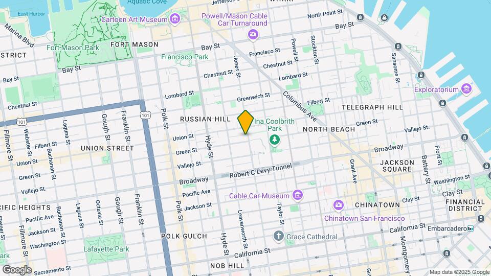 1000 Green St Map and Location Details