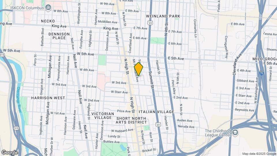 1080 Mt Pleasant Ave Map and Location Details