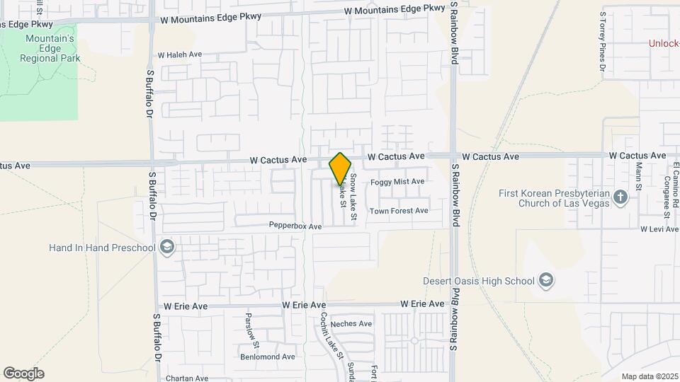 10589 Cliff Lake St Map and Location Details