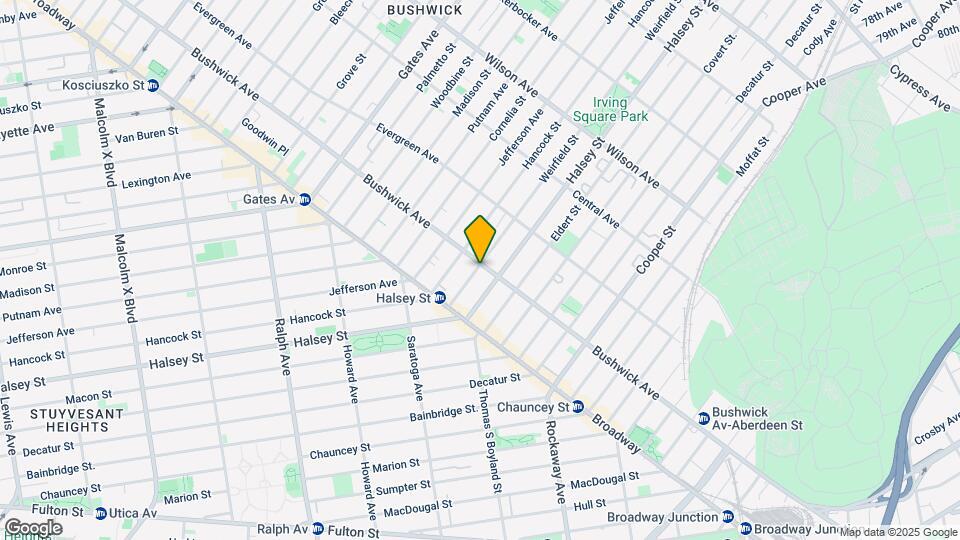 1244 Bushwick Ave Map and Location Details