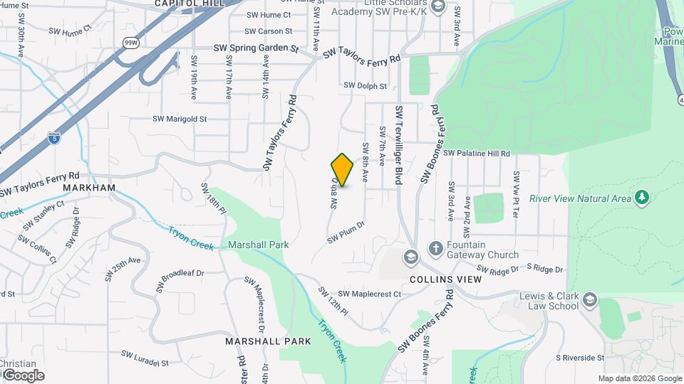9316 SW 8th Dr Mapa y Detalles de la Ubicación