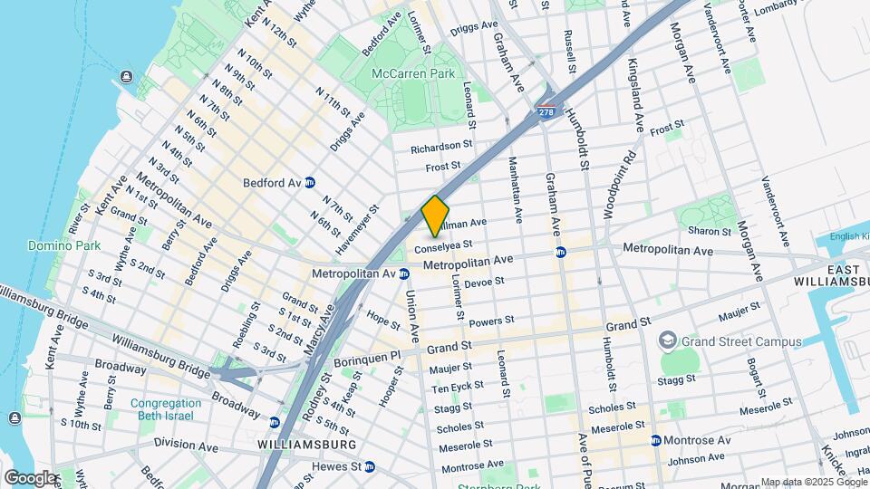31 Conselyea St Mapa y Detalles de la Ubicación