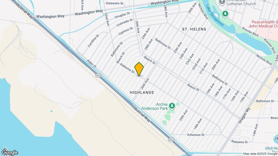 2645 Alabama St Map and Location Details