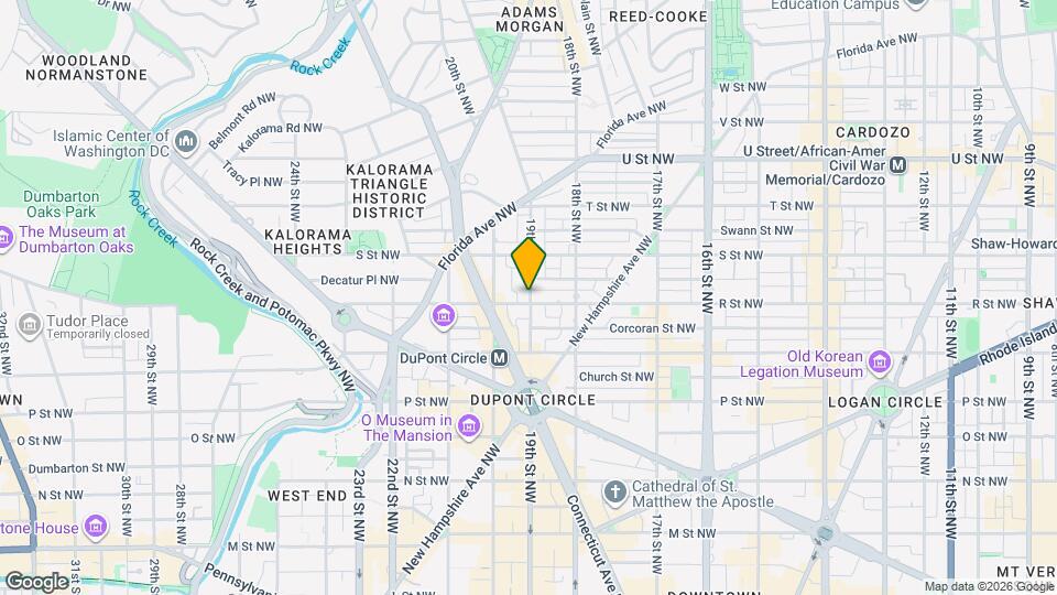 1704 19th St NW Map and Location Details