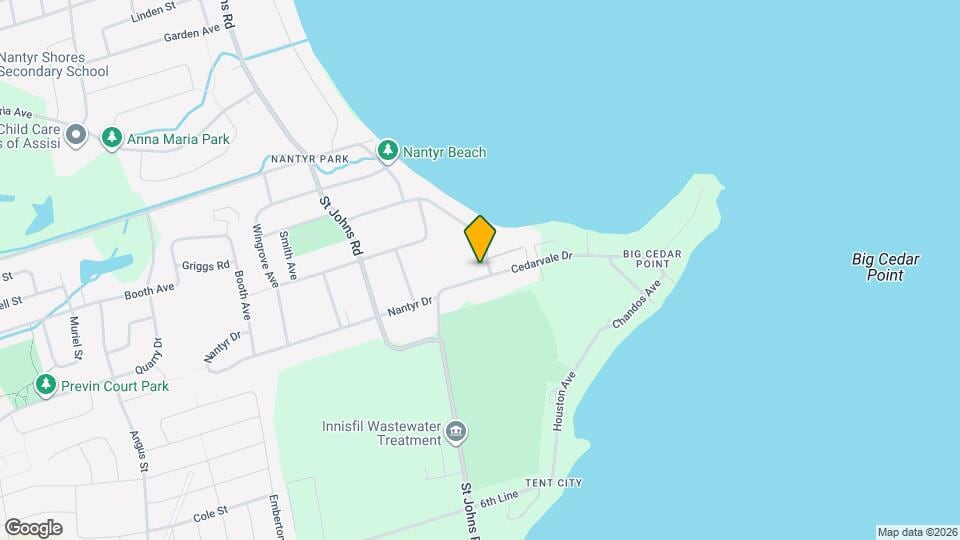 802 Cedarvale Dr Map and Location Details