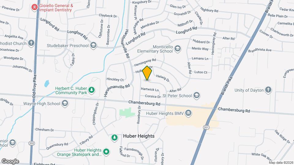 6660 Celestine St Map and Location Details