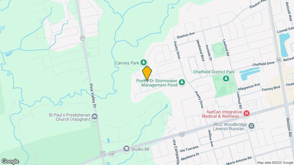 25 Bannockburn Dr Map and Location Details