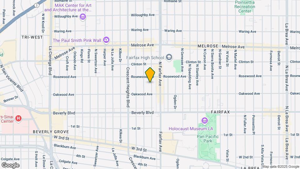 439 Hayworth Ave Map and Location Details