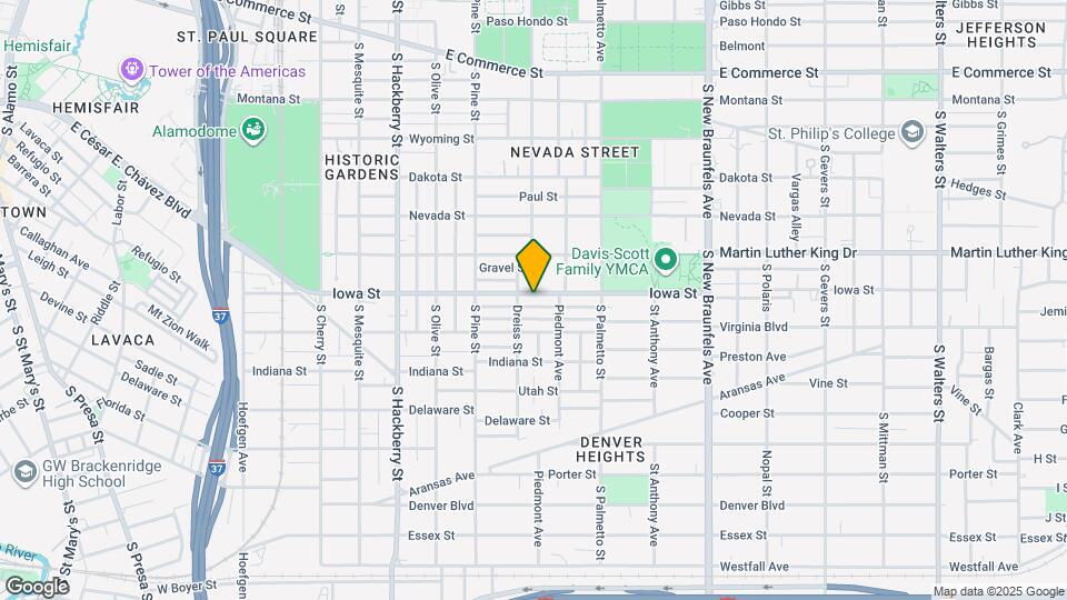 916 Iowa St Map and Location Details