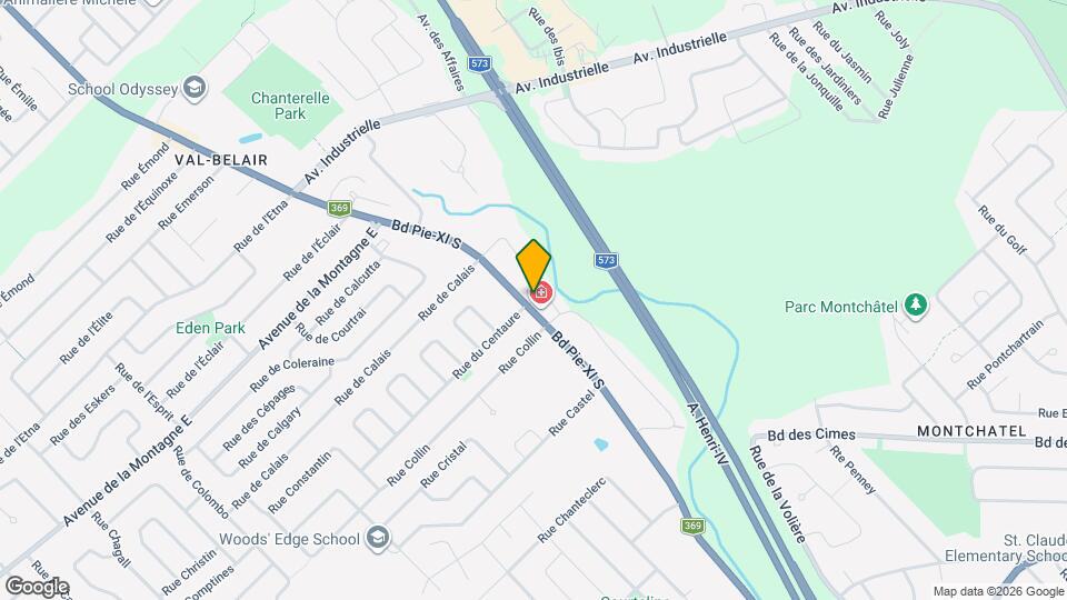 1130 Pie-XI Boul S Map and Location Details