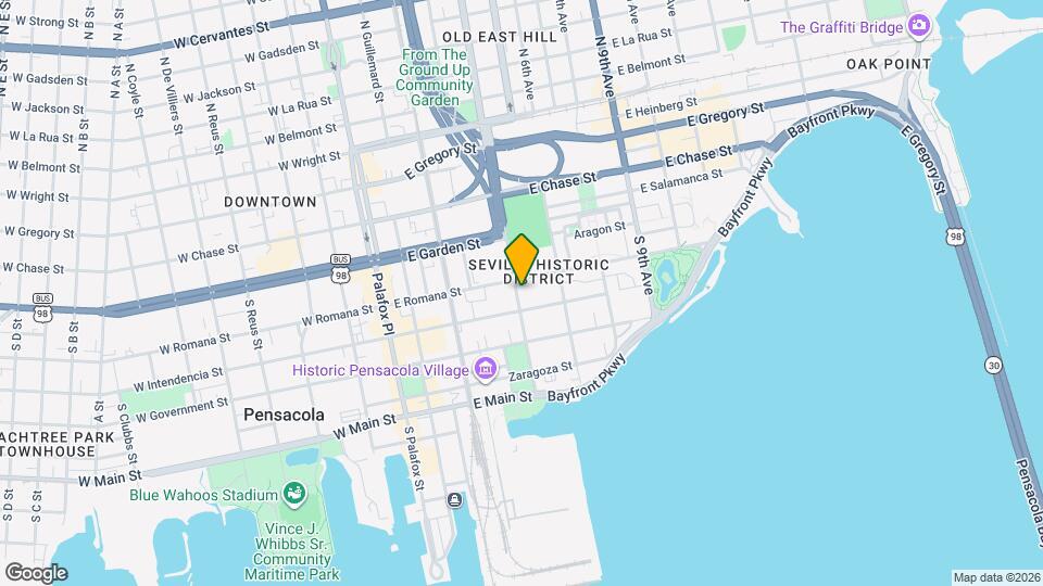 108 S Alcaniz St, Unit 108 Mapa y Detalles de la Ubicación