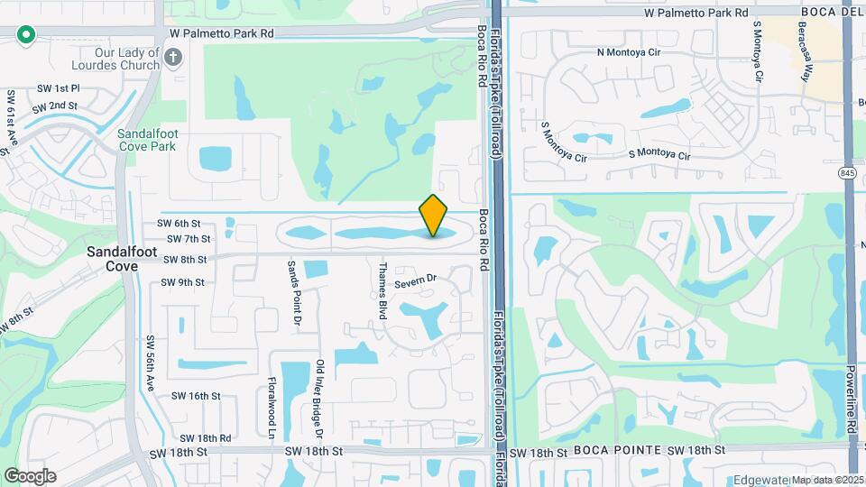 8505 Boca Rio Dr Map and Location Details