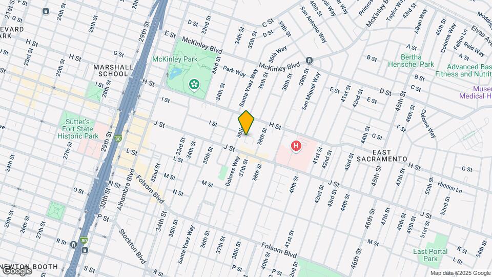 3610 I St Mapa y Detalles de la Ubicación