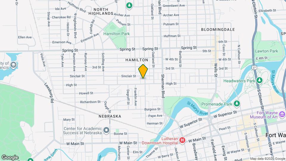 1209 St Marys Ave Map and Location Details