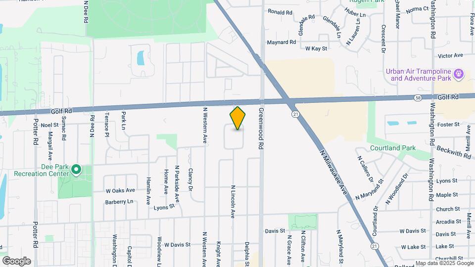 9503 Greenwood Dr Map and Location Details