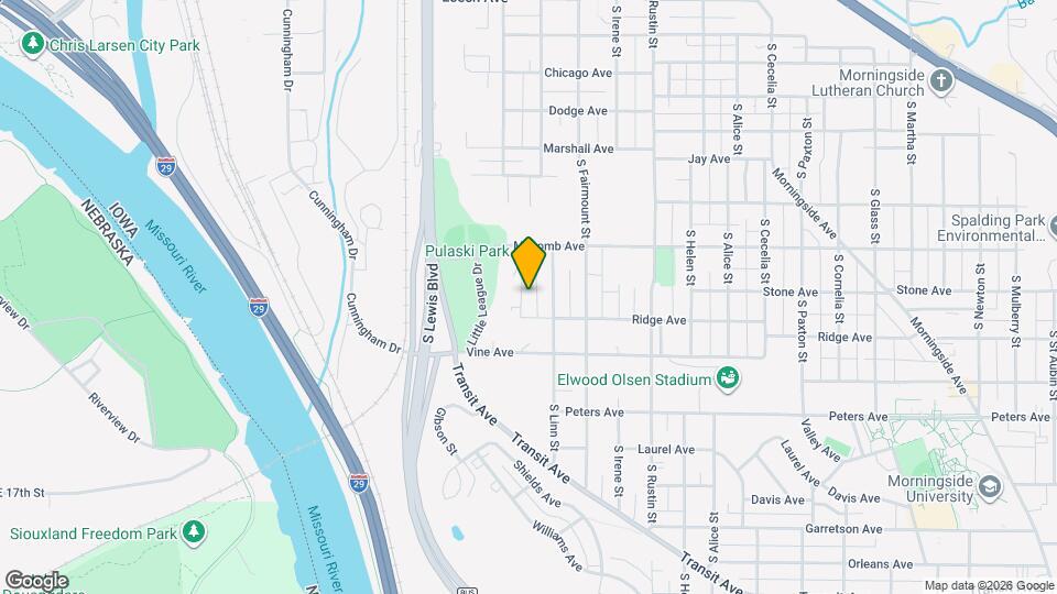 1210 S Westcott St Mapa y Detalles de la Ubicación