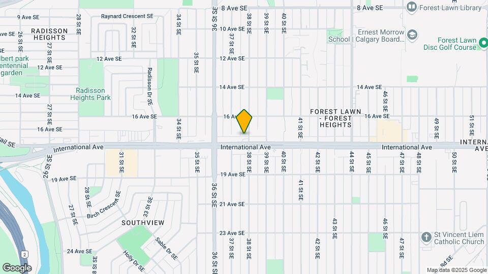 1725 38th St SE Map and Location Details