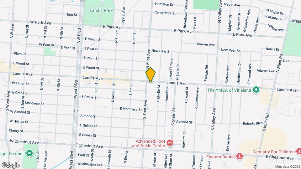 Landis Square Senior Apartments Map and Location Details