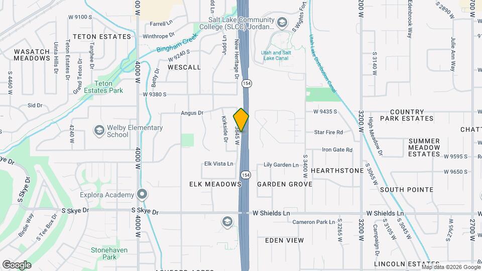 9527 S Newkirk St Map and Location Details