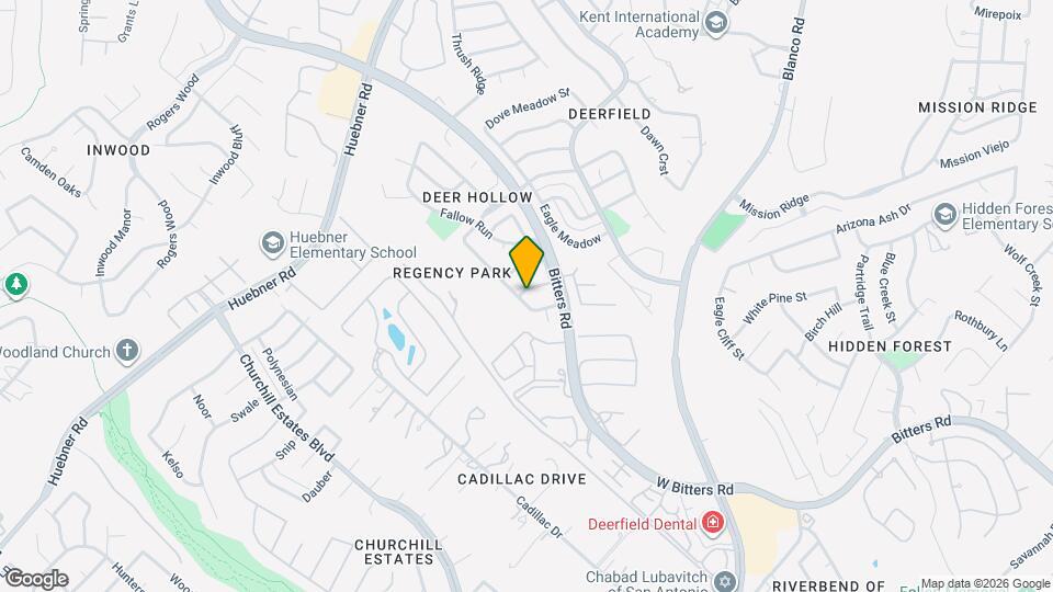 1722 Antler Crossing Dr Map and Location Details