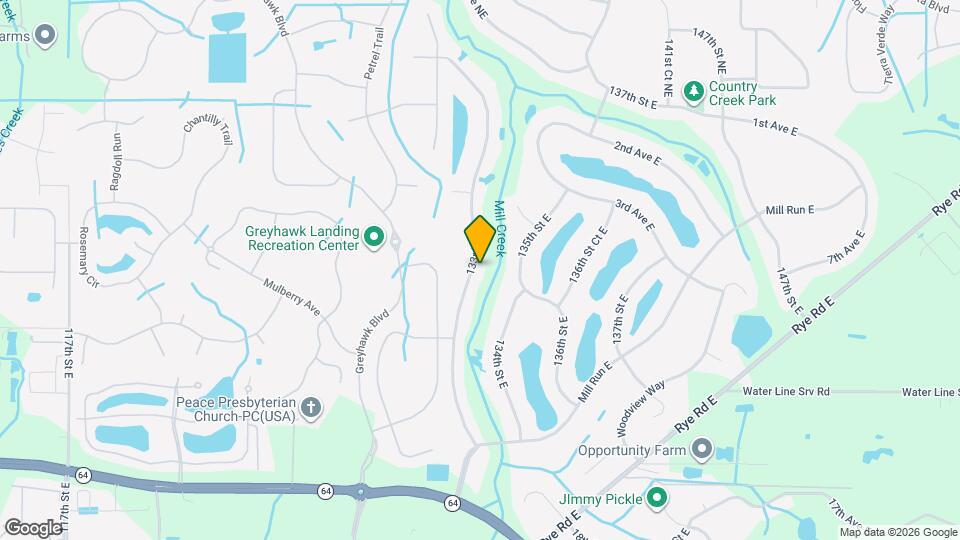 811 133rd St E Map and Location Details