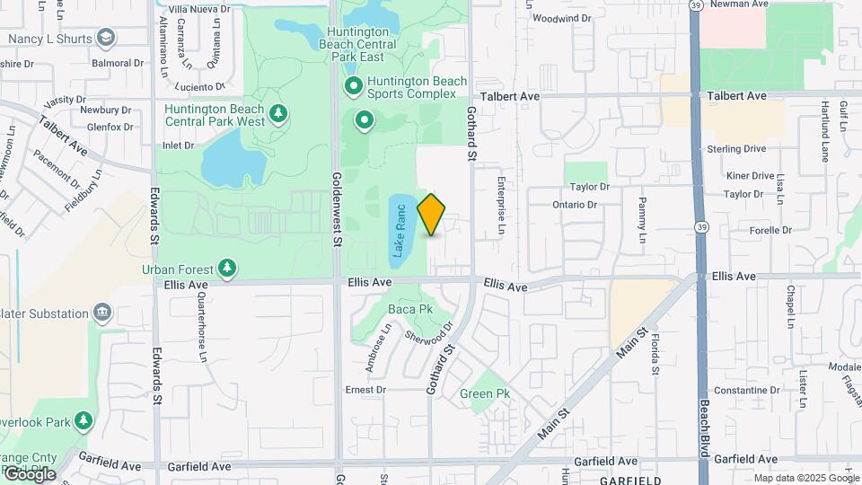 1465 Warner Ave Map and Location Details