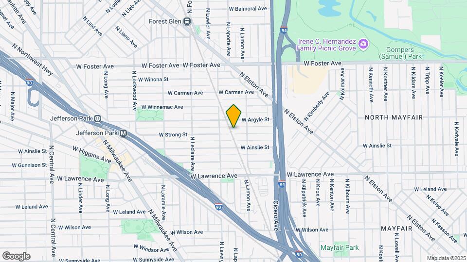 4928 W Strong St Map and Location Details