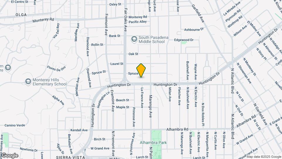 1636 Huntington Dr Map and Location Details