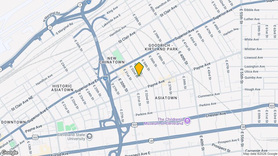 1585 E 32nd St, Unit NA Mapa y Detalles de la Ubicación