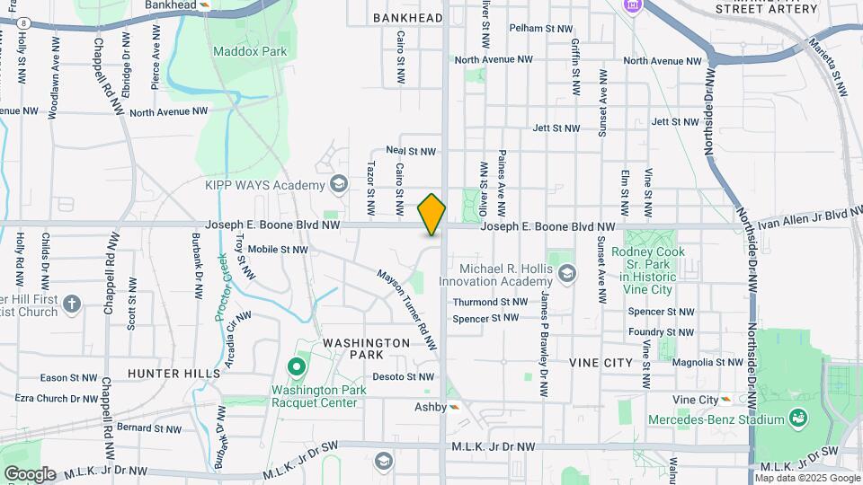 933 Ashby Cir NW Map and Location Details