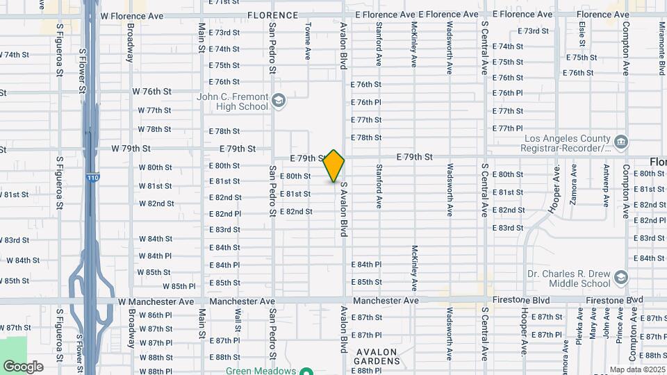 443 E 81st St Mapa y Detalles de la Ubicación