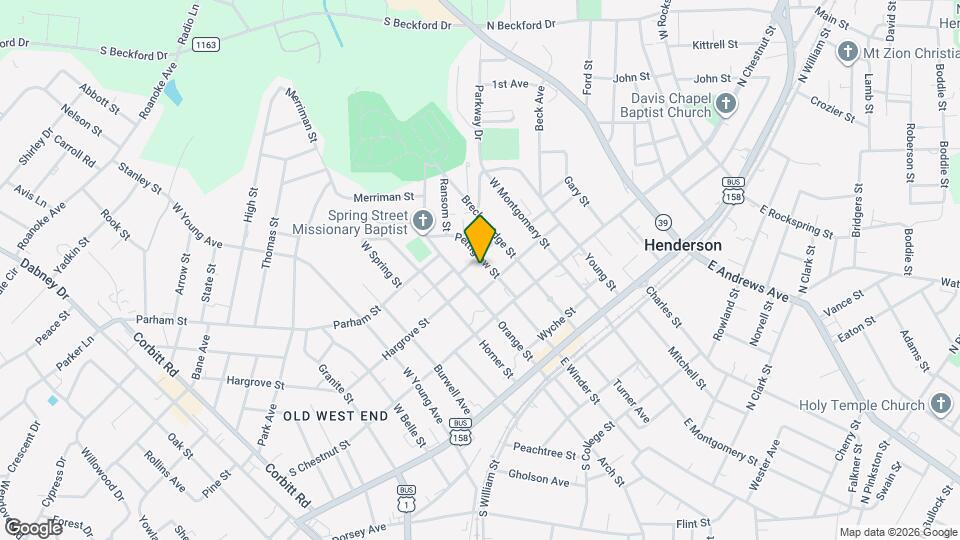 417 Pettigrew St Map and Location Details