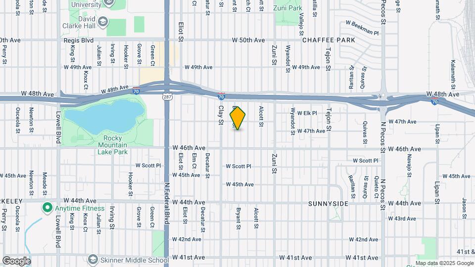 4654 N Bryant St Map and Location Details