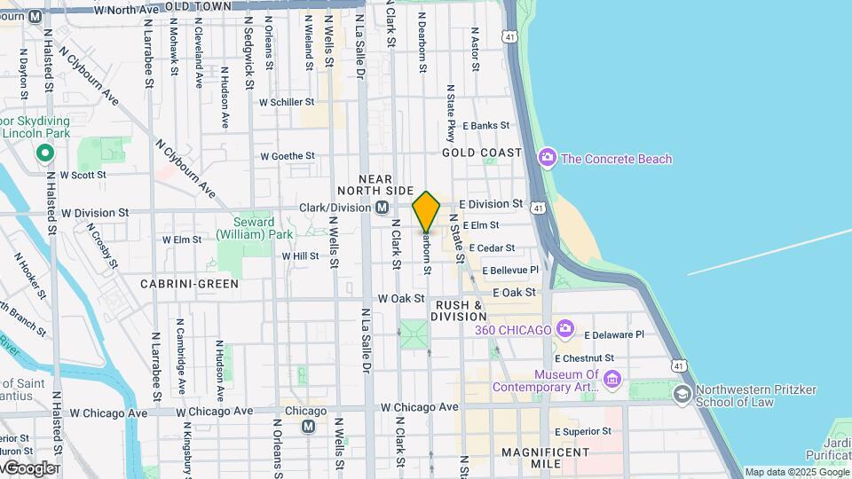 1132 N Dearborn St-Unit -#01-1010 Map and Location Details
