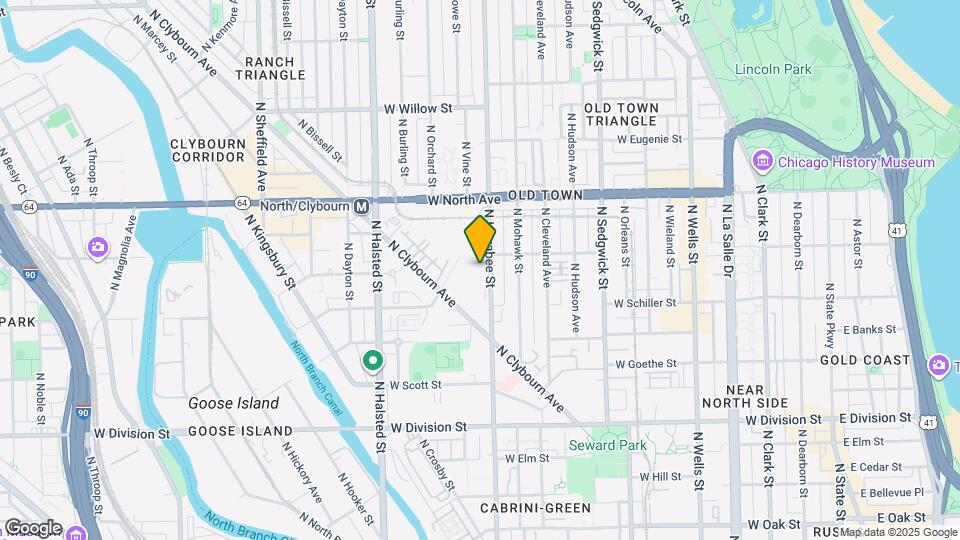 Cabrini New Vision Map and Location Details