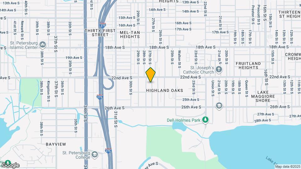 2241 27th St S, Unit Studio Side Map and Location Details