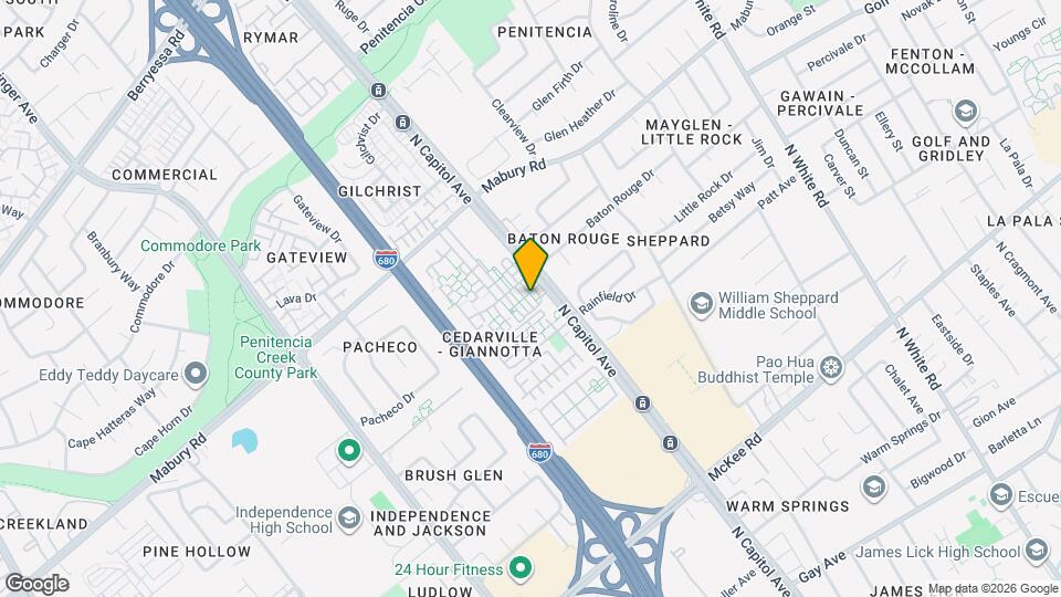 2622 Baton Rouge Dr Mapa y Detalles de la Ubicación