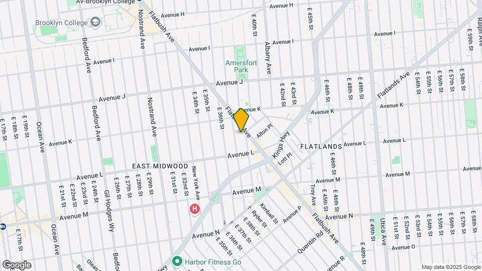 1240 E 38th St Map and Location Details