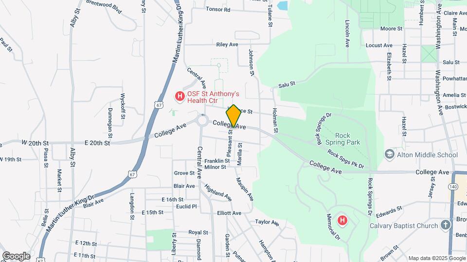 1001 College Ave Apartment Complex Map and Location Details