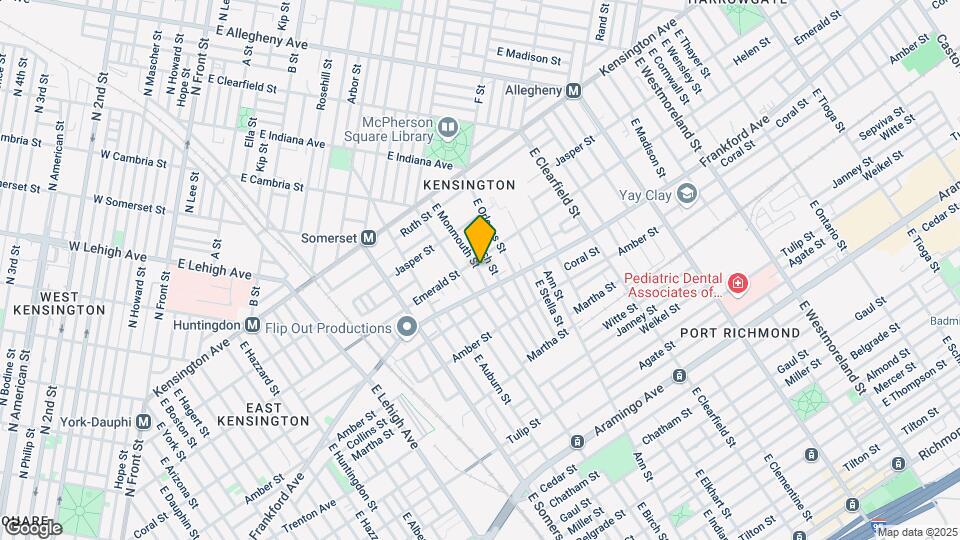 2013 E Monmouth St Map and Location Details