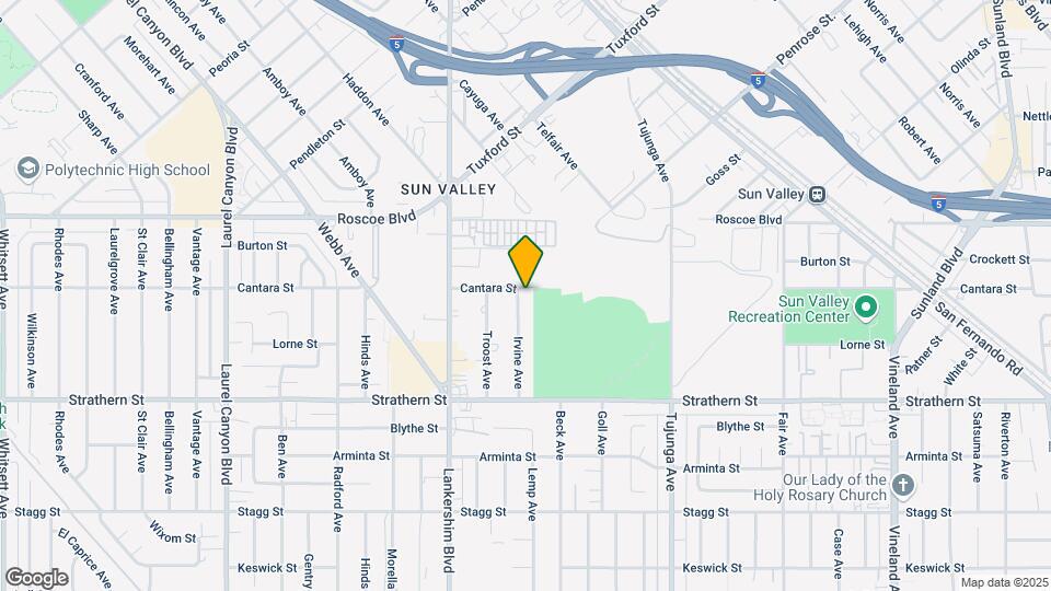 8142 Irvine Ave Map and Location Details