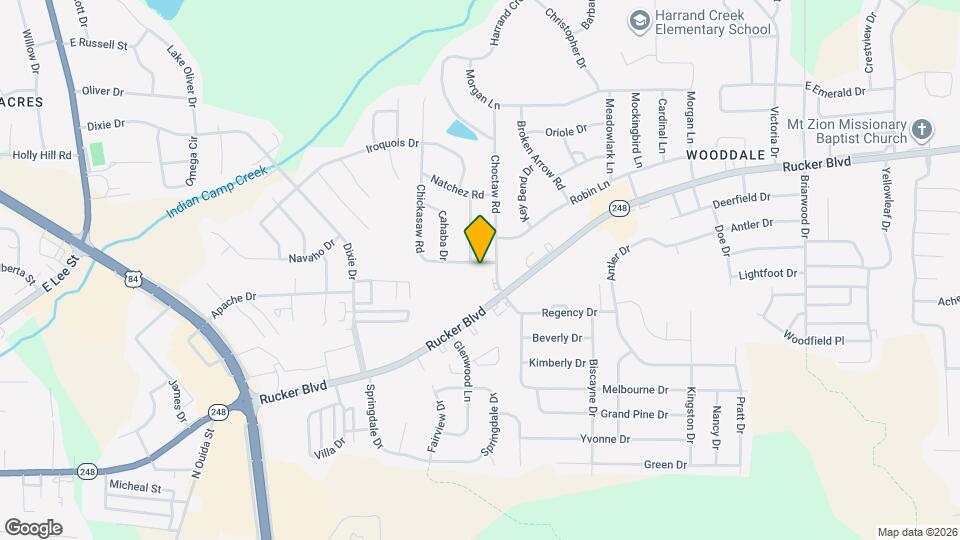 103 Chickasaw Rd Map and Location Details