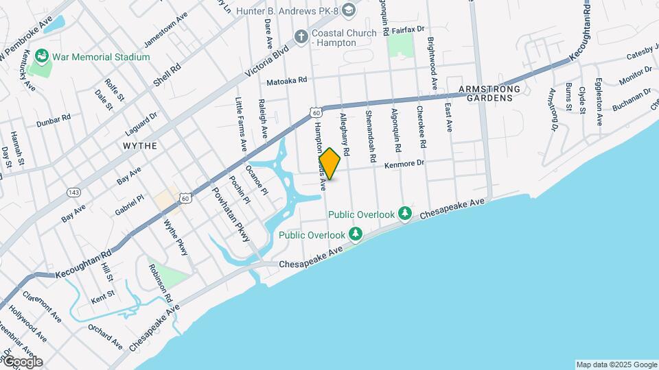 94 Hampton Roads Ave, Unit 3 Map and Location Details