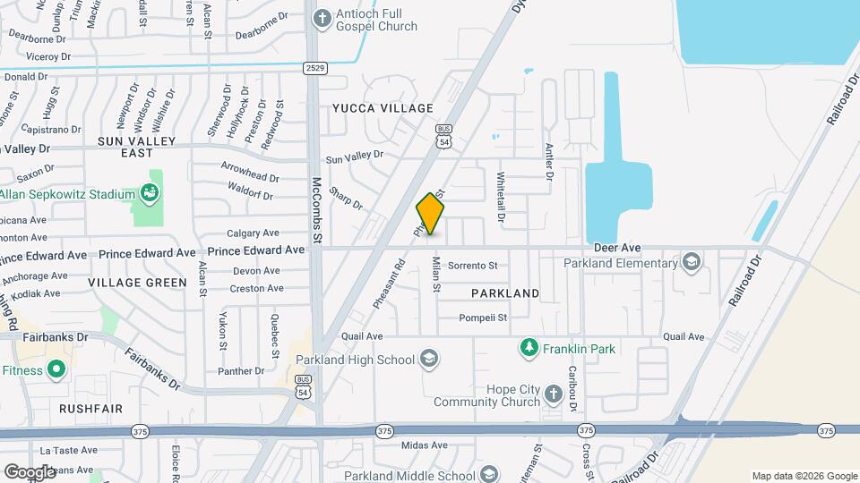 5947 Deer Ave Map and Location Details