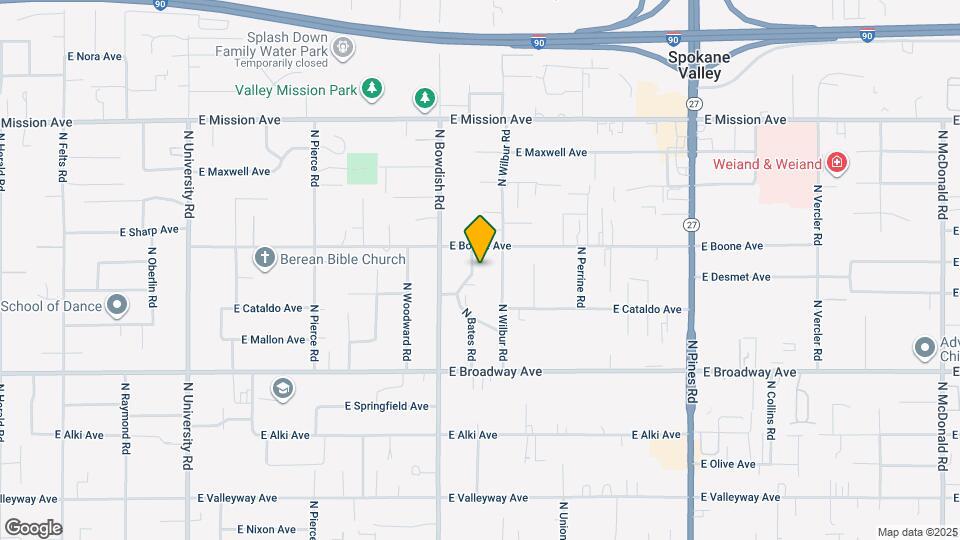 1106 N Bates Rd Map and Location Details