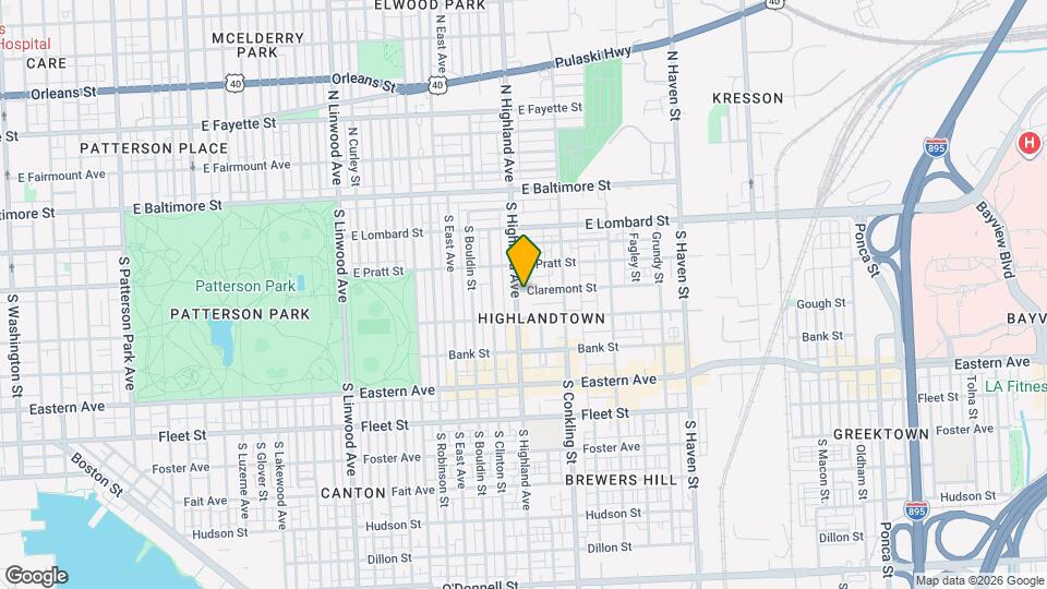 233 S Highland Ave Mapa y Detalles de la Ubicación