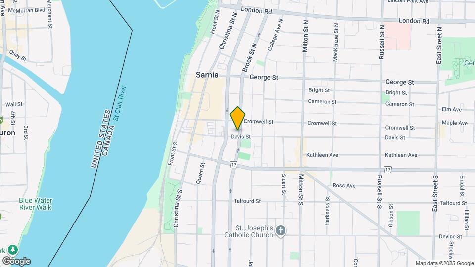 107 Brock St N Map and Location Details