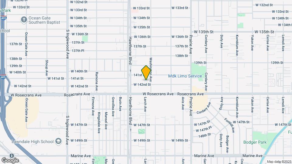 4327 W 142nd St Map and Location Details