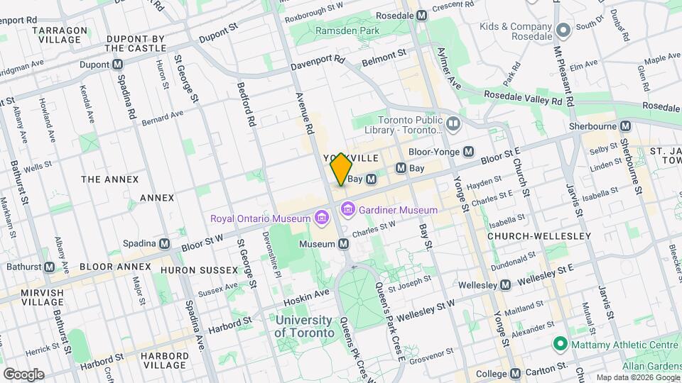 150 Bloor St W, Unit SI ID1510938P Map and Location Details